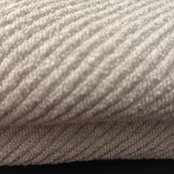 2pc Ecoexistence Eco-Melange Diagonal Stripes Bath Towel Set - Heathergr… - Picture 5 of 5